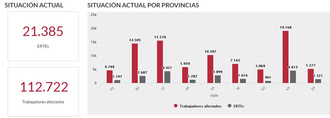 Datos ERTES CyL