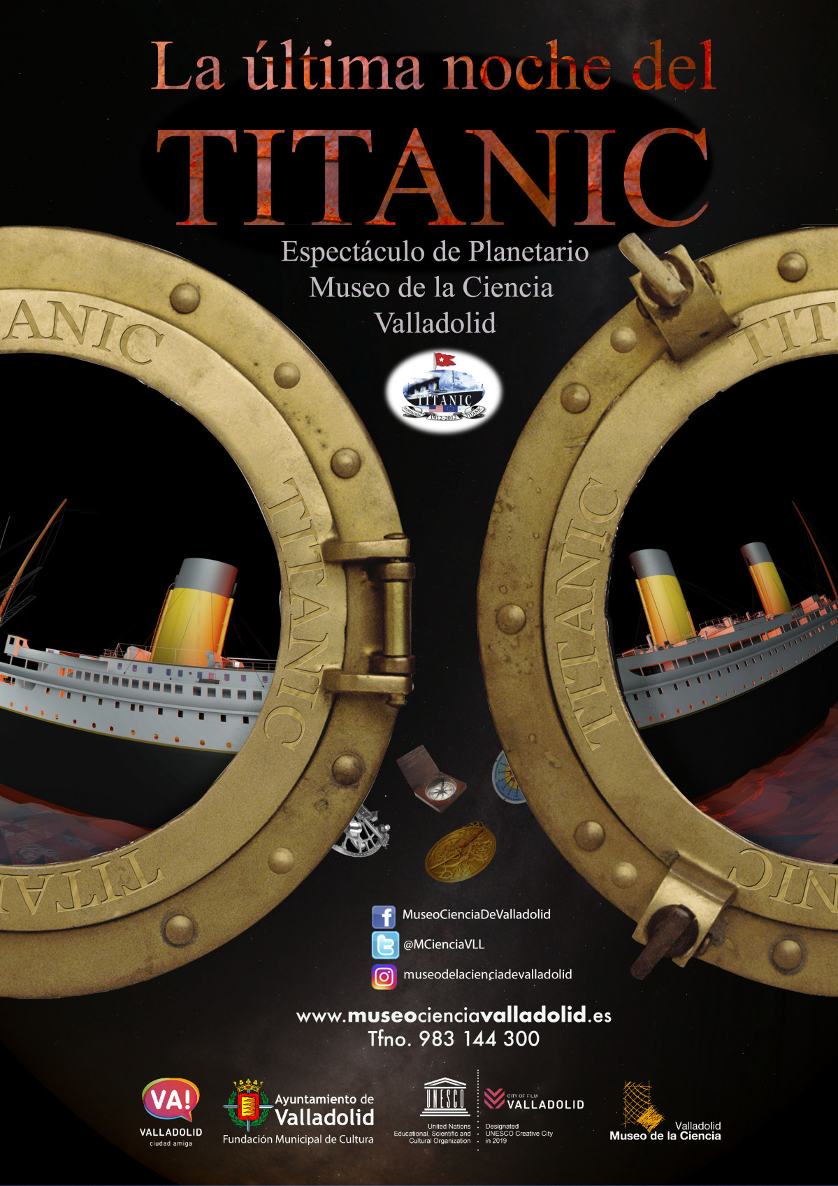 CARTEL PLANETARIO TITANIC 2021