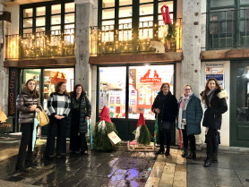 20221213 visita calle Platería decoración Navidad